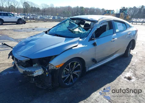 2019 Honda Civic Sport from USA, damaged, VIN 19XFC2F82KE013305